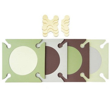 Playspot Foam Floor Tiles - Green/Brown-The Stork Nest